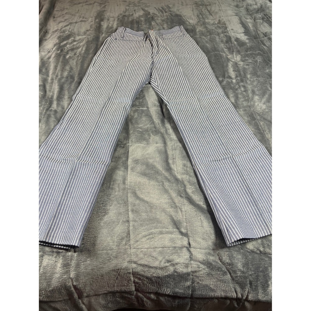 Striped Wide Leg Pants High Waist Career‎ Casual Trousers